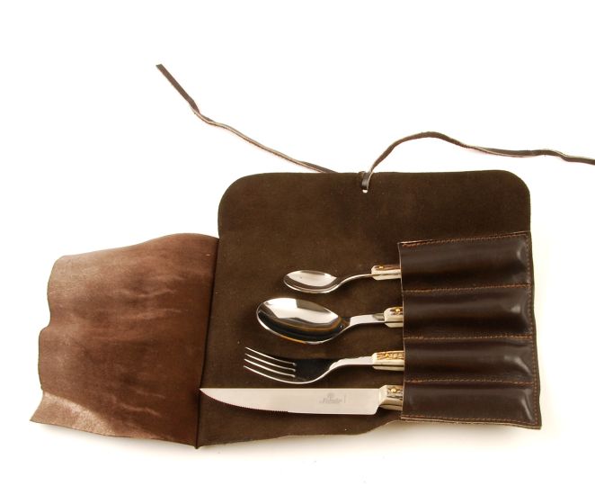 HUBERTUS Aserbesteck Hirschhorn