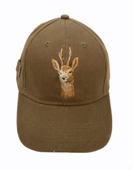 Racing Mütze - Cap grün Reh